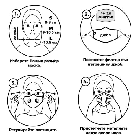 маски с филтър